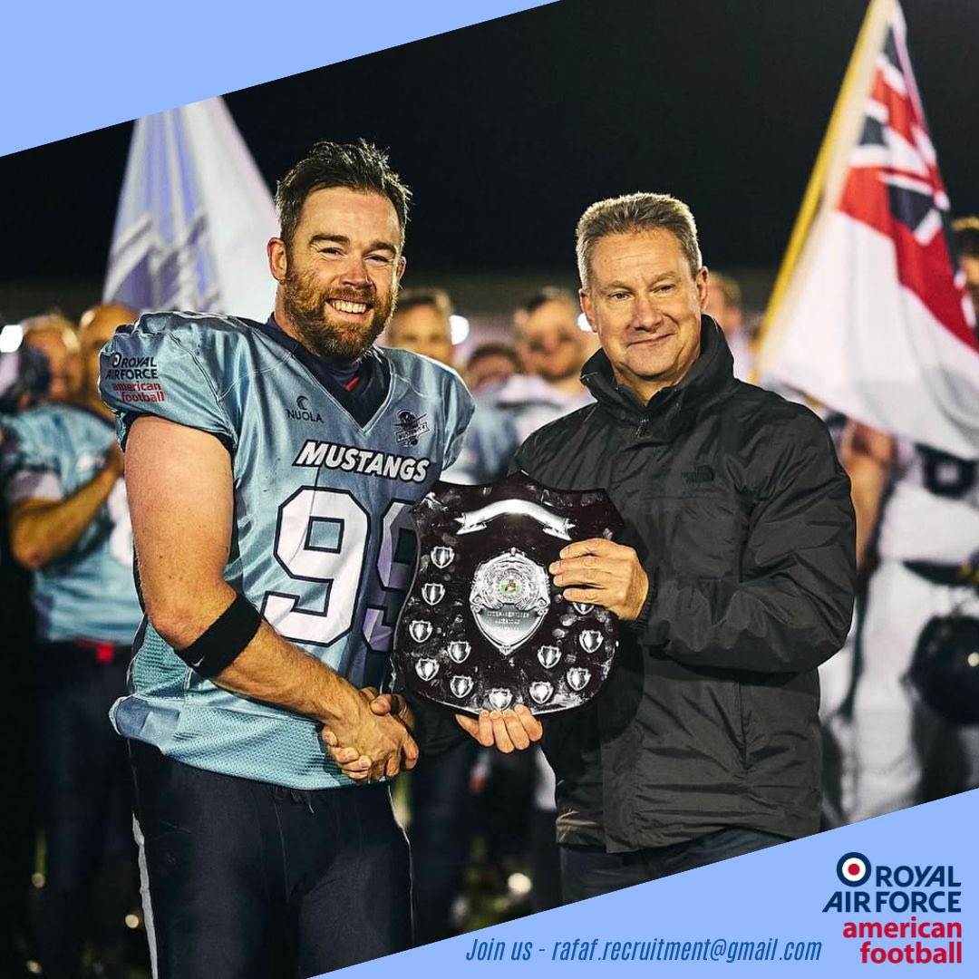 RAFAmerican's tweet photo. We like to take the opportunity to thank our team President AVM Mick Smeath, who was there to support us in both IS games and spent a lot of time with the team. Your support has meant so much to us sir and we wish you all the best this Christmas and New Year.
#flyhighstrikefast https://t.co/l3Fpnm0cF4