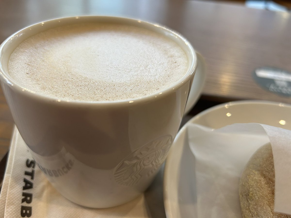 朝活ー！朝からお腹空いた