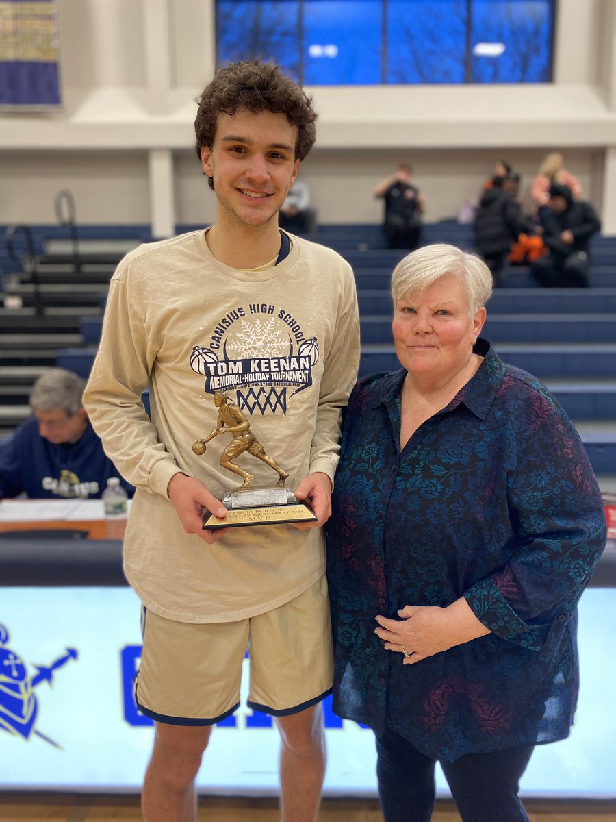 Patrick Cullinan earns MVP honors at the
Tom Keenan Memorial Tournament