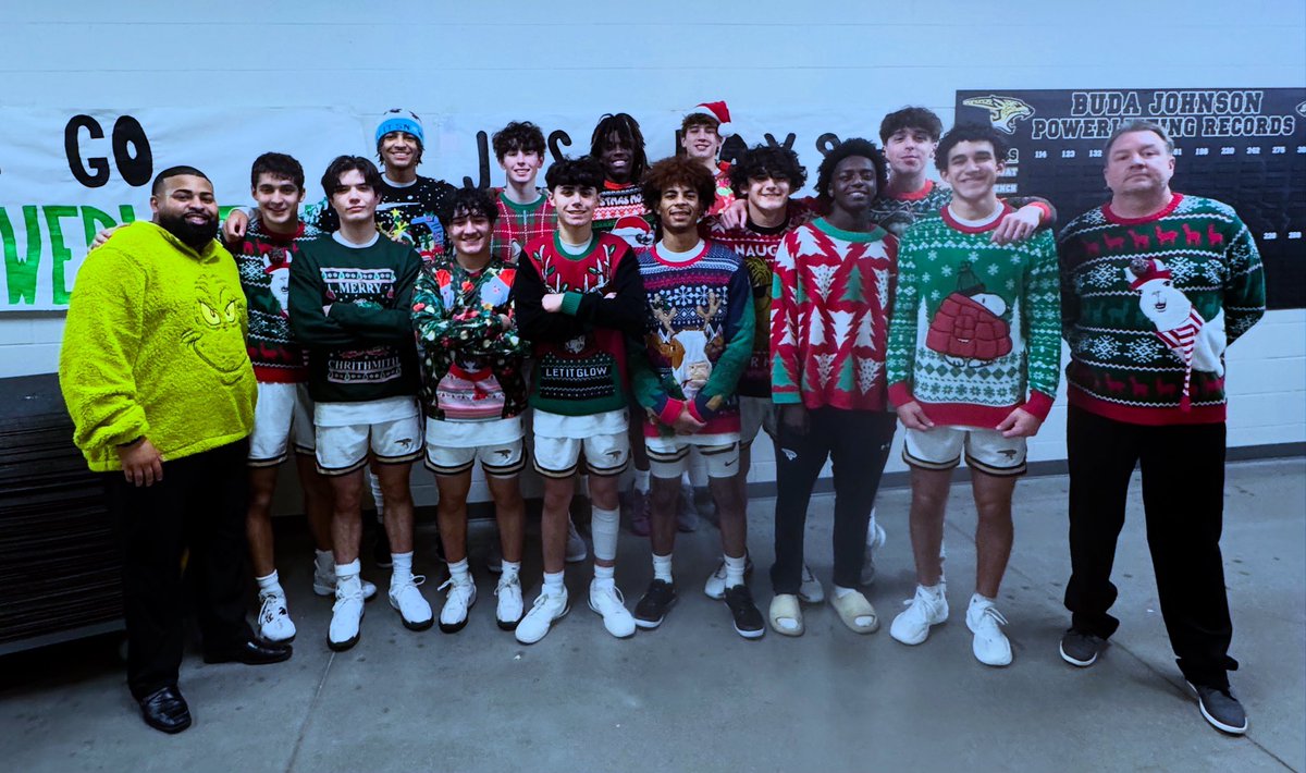 Thank you to everyone who joined the Buda Johnson Boys Basketball Ugly Sweater Game last night! 🎄 Your festive spirit and toy donations for Toys for Tots are helping spread joy this holiday season. Together, we’re making a difference! 🏀🎁 #JaguarPride #MoreThanAGame #PTR