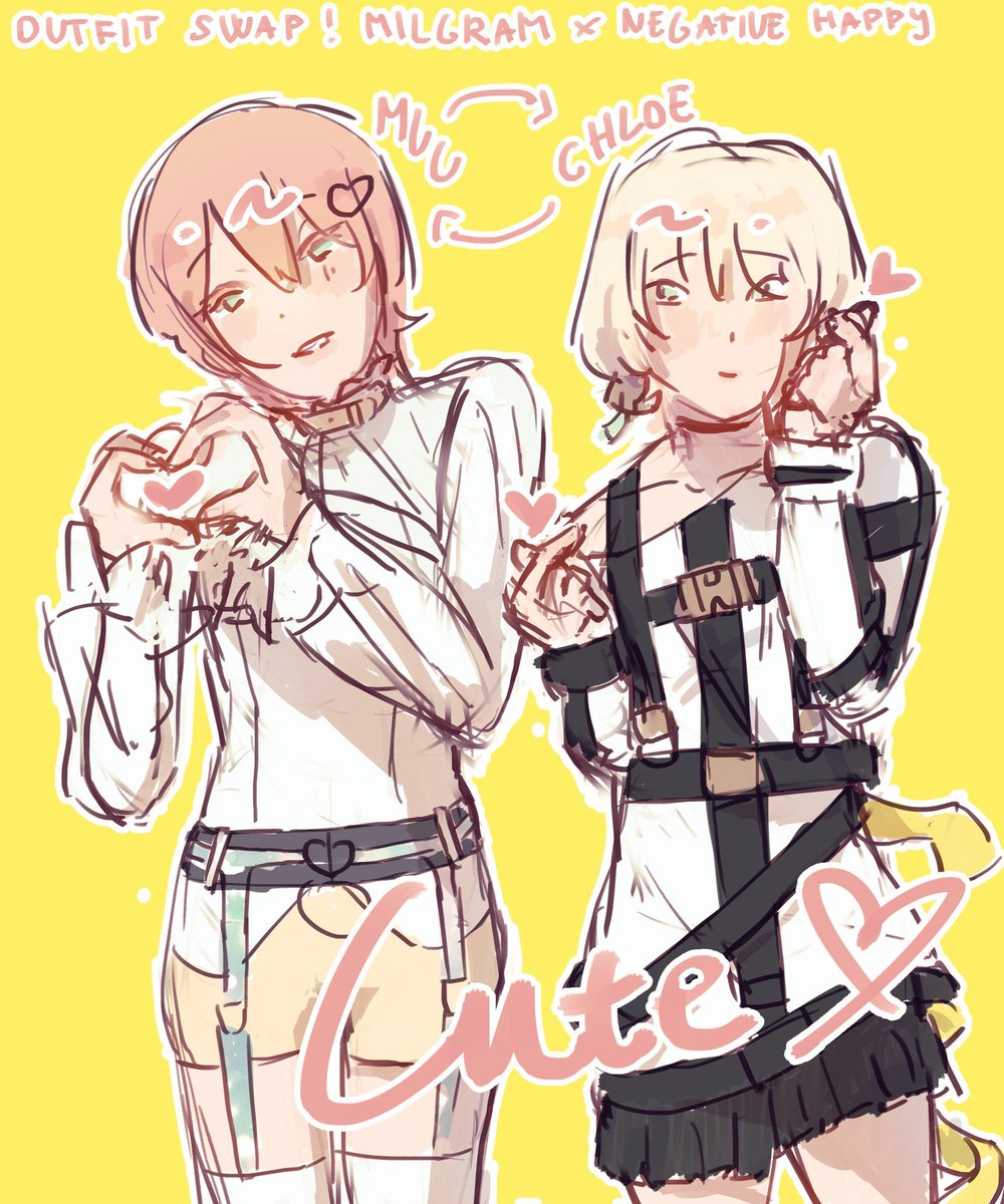 ✒️ day 326 - muu and chloe outfit swap !