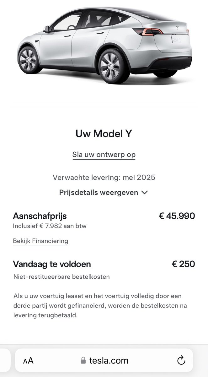 arnthorjon's tweet image. Model Y delivery dates have suddenly been pushed back to may 2025 in several European countries. Will a new order result in a Juniper delivery?? 
@electricfelix