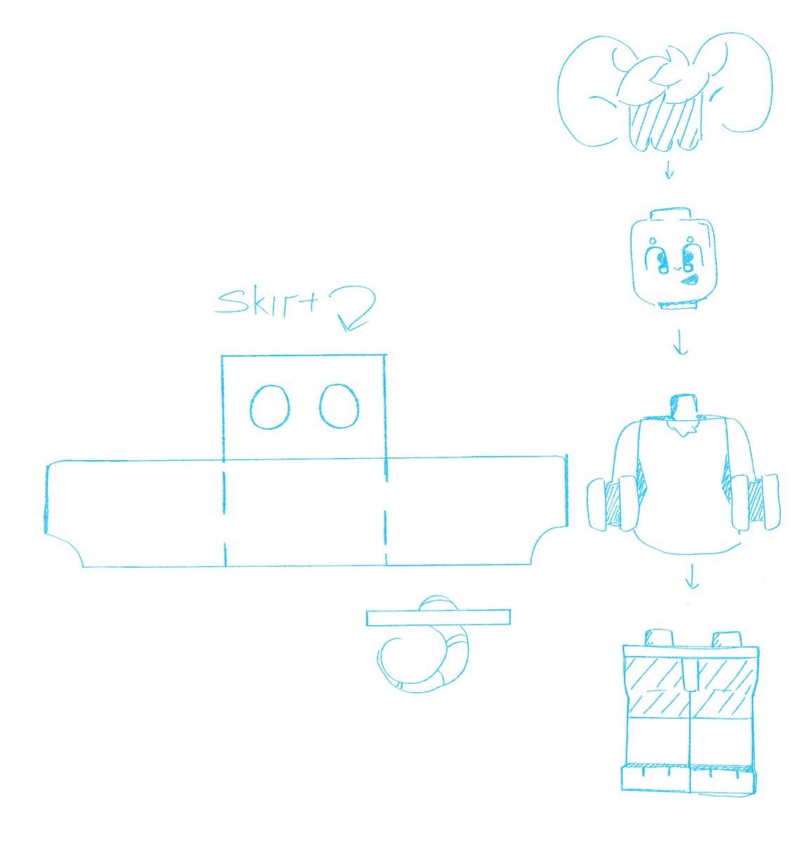 Some extra sketches I made in May that I never really got to finish or post, also, didn't want to milk whygena fanart

featuring: a horny rat and a LEGO version of the meanie, Redge! Instructions included.