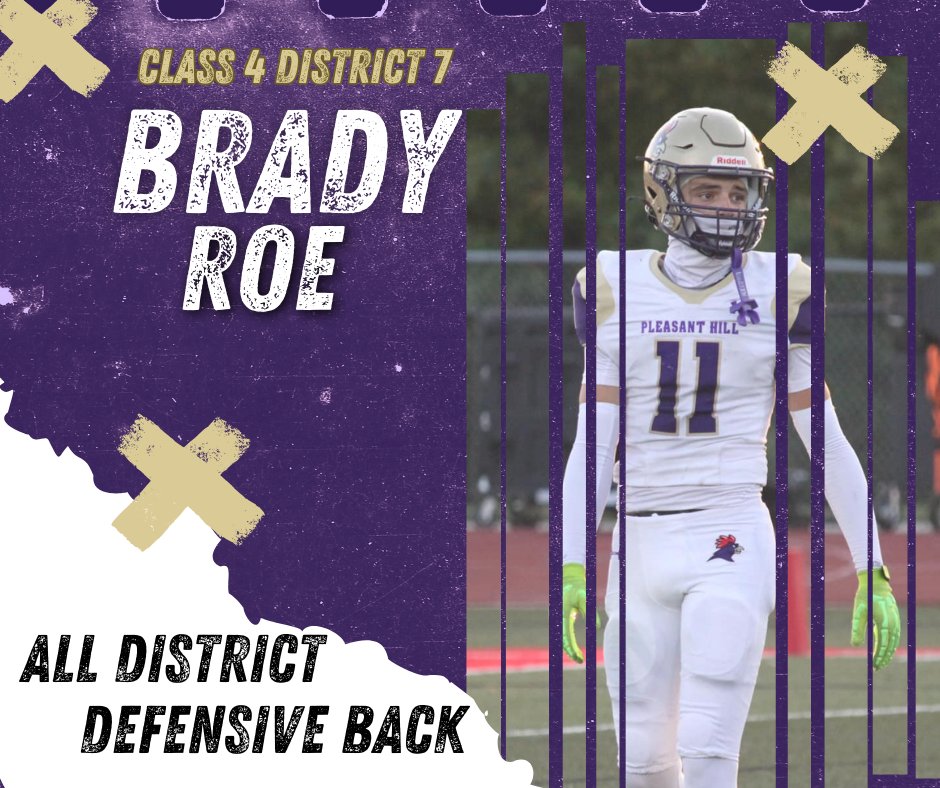 All District Defensive Back:  Brady Roe <a href="/BradyRoe6/">Brady Roe</a>
