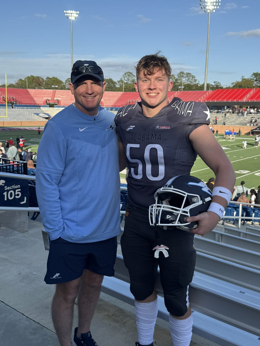 JCJetsFootball's tweet image. Congratulations to @TimColemanTBONE for a great senior year and a great game durning the AL/MS ALL-Star Game!  He contributed big time with perfect snaps on 4-PAT, 4-FG and 4-Punts!  Congrats T-BONE! #NextLevelJet @JCFB_Recruiting