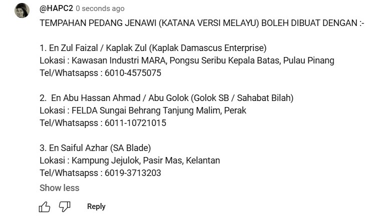 TEMPAHAN PEDANG JENAWI