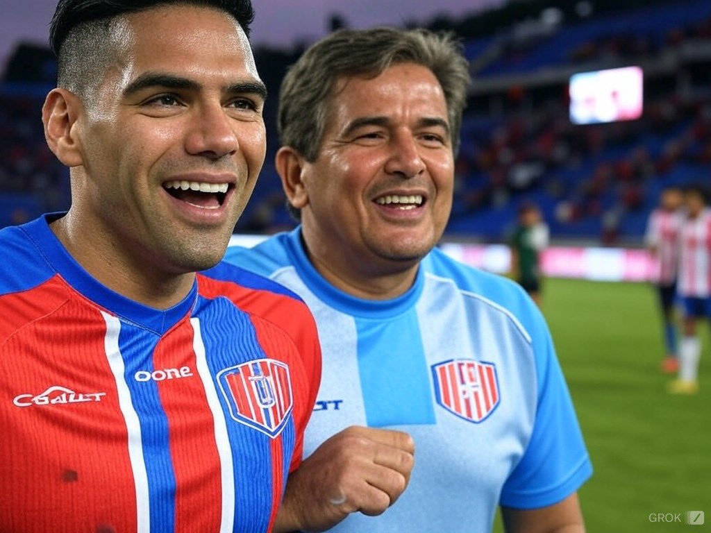 Hola <a href="/FALCAO/">Radamel Falcao</a> sabemos que estás sin equipo, imagínate usando el número 3 azulgrana que usó tu papá junto al profe <a href="/JorgeLPintoA/">Jorge Luis Pinto A.</a> sería el mejor para la memoria de el, para los samarios y para los 500 años Santa Marta <a href="/CarlosPinedoC/">Carlos Pinedo Cuello</a> <a href="/jorgecamilog/">Jorge Camilo Gnecco</a> <a href="/PibeValderramaP/">Carlos Valderrama</a> ED háganlo posible!