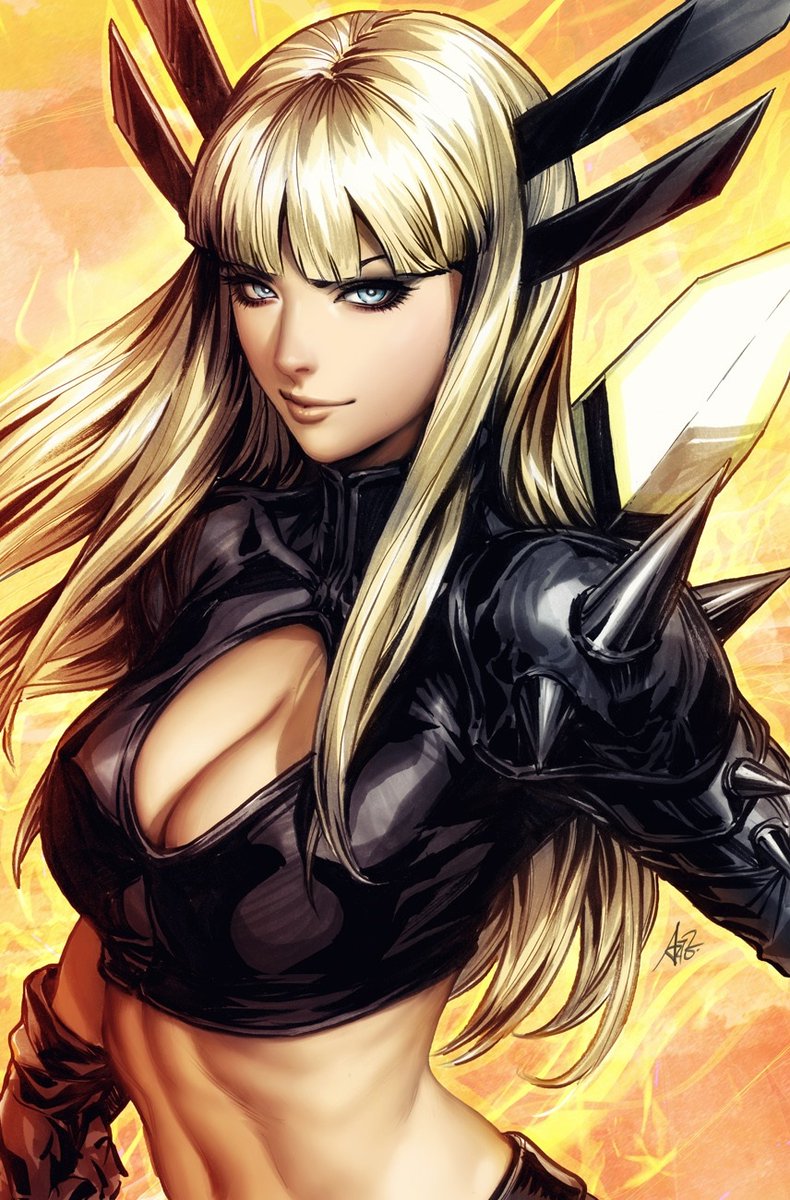 TDKReturns's tweet image. "There are no snowflakes in hell."
The New Mutant Demoness, Magik is this months #NewProfilePic
Cover taken from New Mutants Vol 4 #1