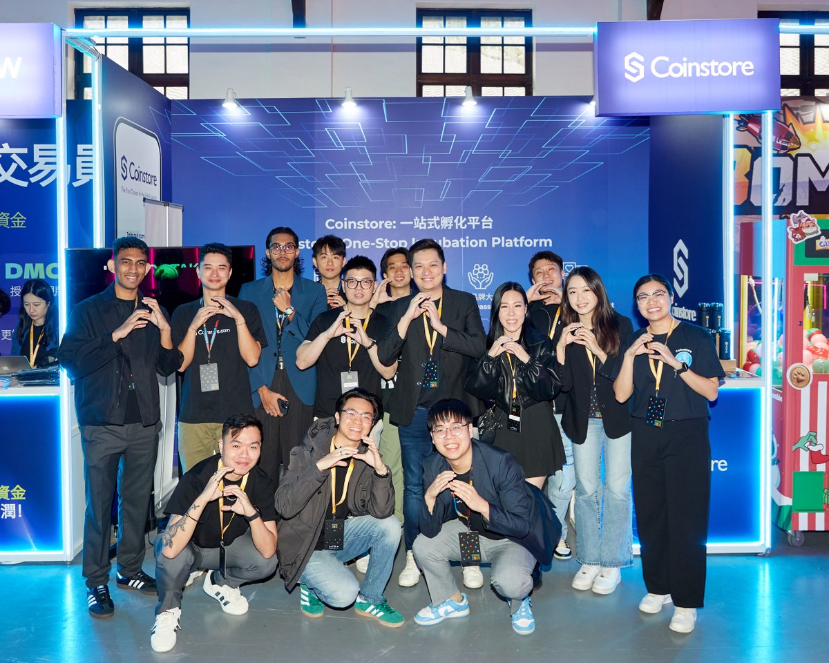 CoinstoreExc's tweet photo. That's a Wrap! 🎉
We’ve officially concluded an incredible journey at the Taipei Blockchain Expo 2024! 🌟

A big THANK YOU to everyone who visited the Coinstore booth and engaged with us over the past three days. 🙌💬

We’re beyond grateful for the support and enthusiasm from all of you. Here’s to many more milestones together in the Web3 space! 🧩💡

#TaipeiBlockchainExpo #Coinstore