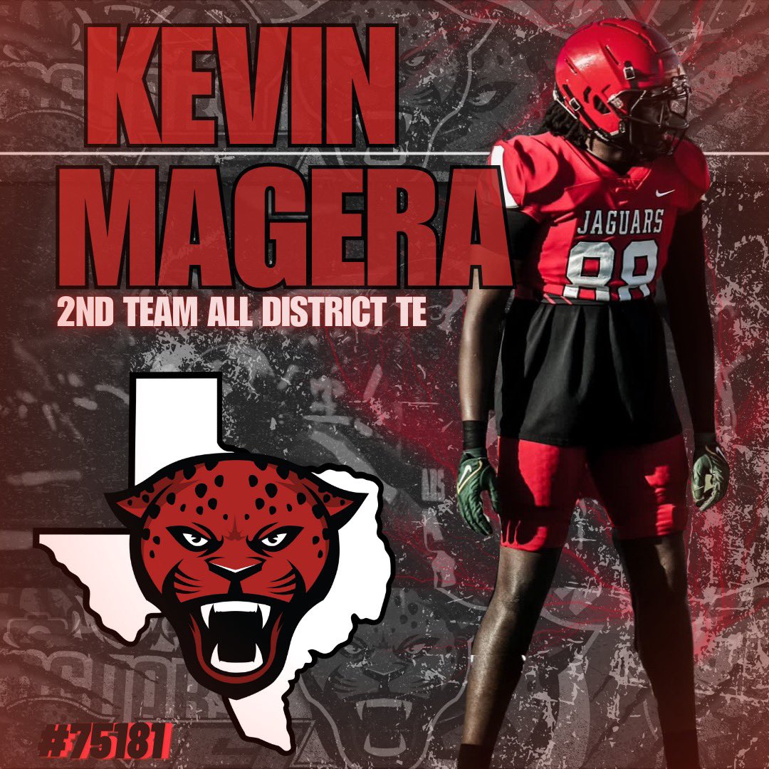 11 - 6A 2nd team  All - District Football 🏈.
