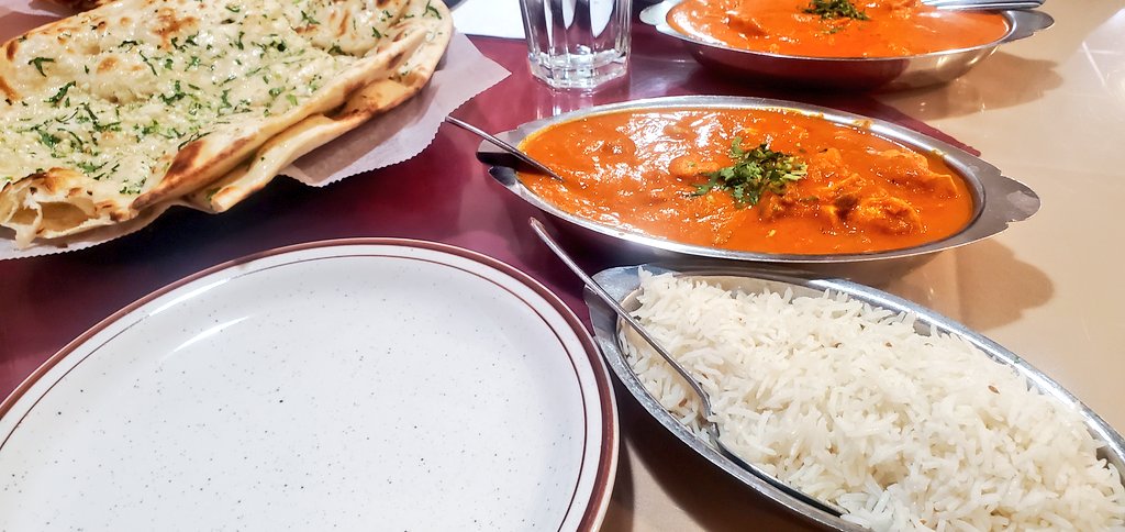 Okay not the best photo but I was really hungry. 
Shaan Indian is the best indian place I've eaten at in Ohio. Definitely check it out if you're in the area. 
#goodeats