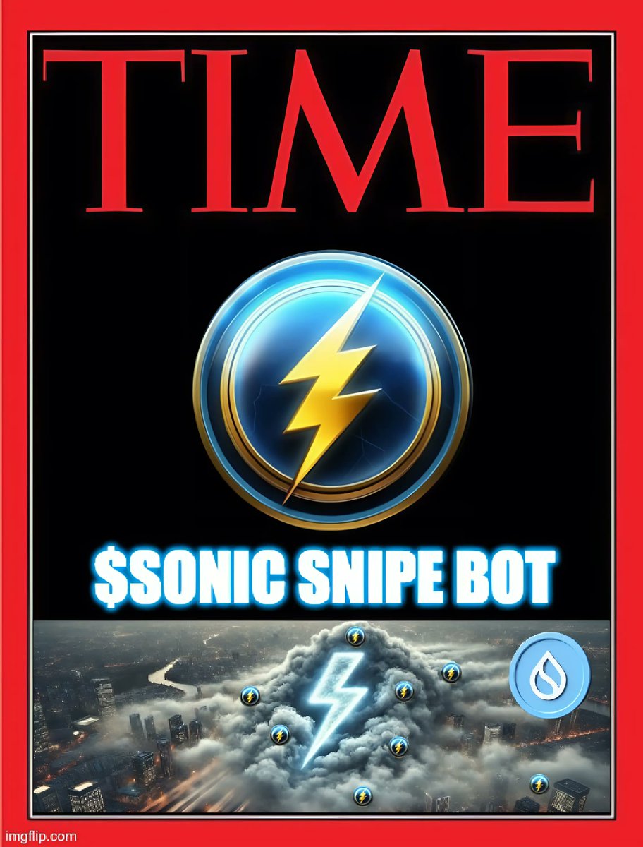 🤫 We may be having a meeting with a certain team early this week, starting with the letter M.

😉Not Financial Advice of course. 

📌 We envision $Sonic on <a href="/TIME/">TIME</a> magazine 2025.

⚡️ We leave you with this quote to ponder upon by the champ Muhammad Ali:

"He who is not courageous