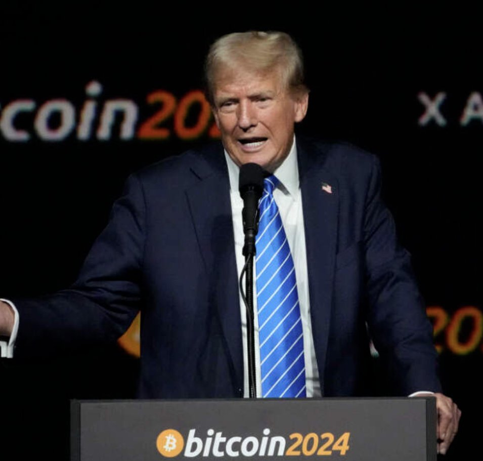 cryptmemz's tweet image. Trump confirms Bitcoin Reserve Plans Leads to potential $15-Trillion Price Boom The influential billionaire warns of a looming "debt crisis" that could collapse the U.S. dollar, Trump has confirmed he plans to establish a U.S. bitcoin strategic reserve.

$bitcoin