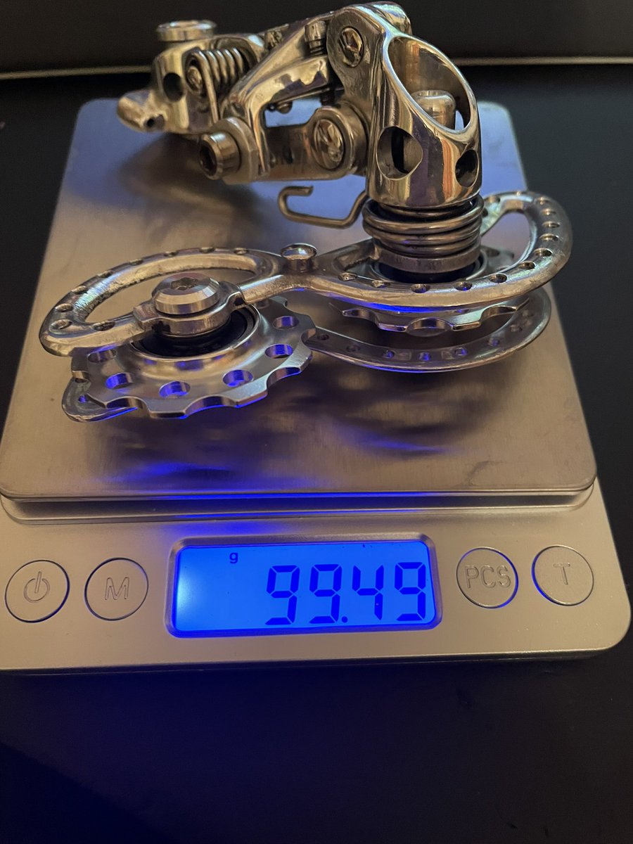 So, maybe the world’s lightest Huret Jubilee at less than a 100g and I still have some more upgrades. 😊