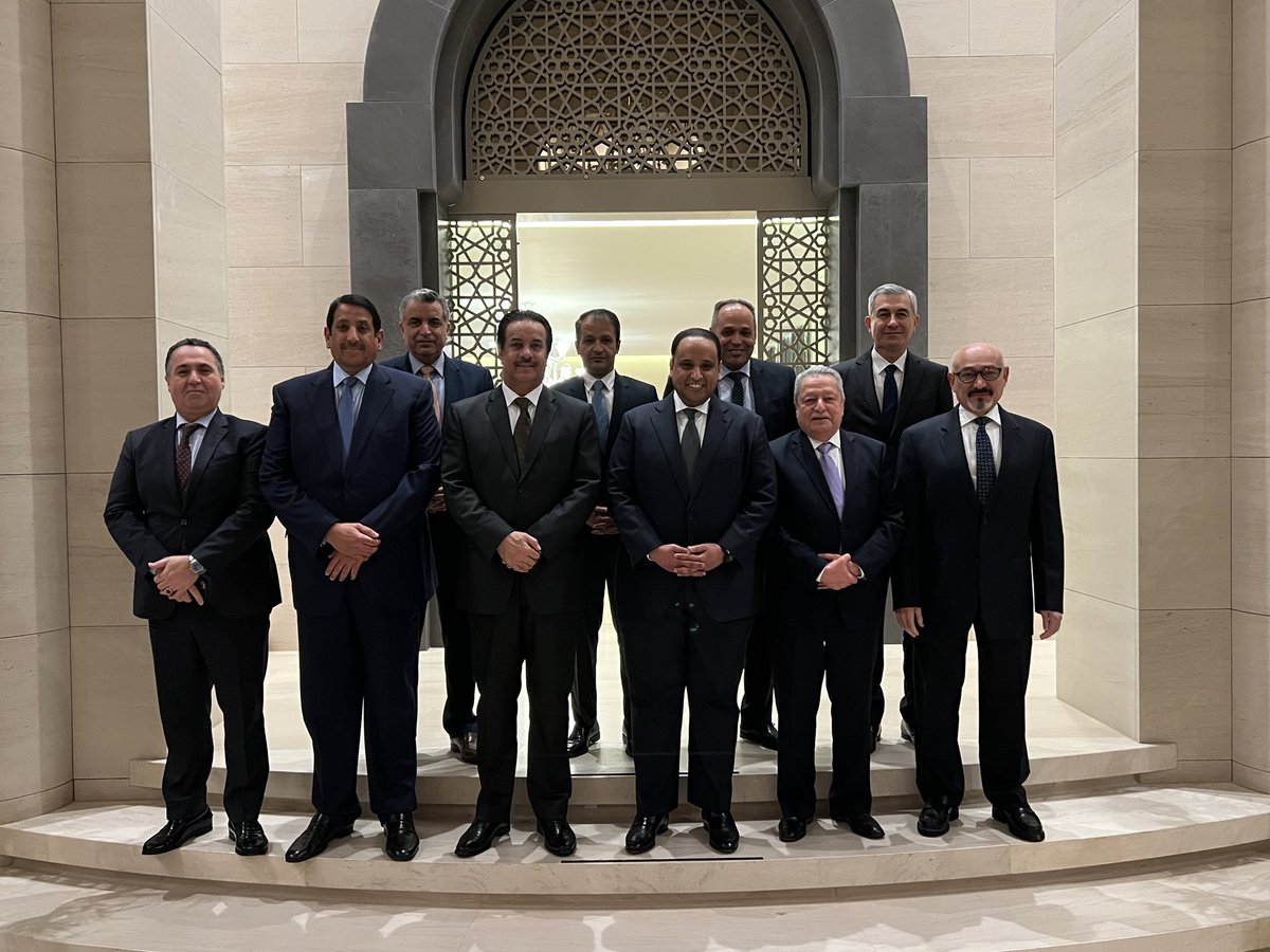 Thank you HE Abdulaziz bin Ahmed Al Malki, Ambassador of the State of Qatar🇶🇦 to the EU 🇪🇺 and NATO and HE Khalid bin Fahad  AlHajri Ambassador of the State of Qatar 🇶🇦 to Belgium 🇧🇪 for hosting a wonderful farewell dinner ceremony. I am grateful for the exceptional Qatari