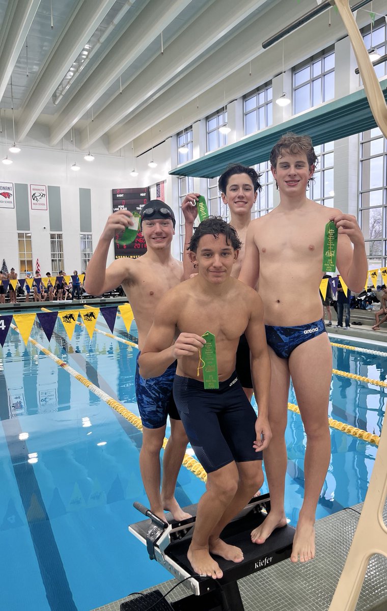 Some pics from today’s 5th place finish at the Wild Stallion Jamboree. Thanks <a href="/rmhsheadswim/">RMHS Swim and Dive</a> for another fun meet!