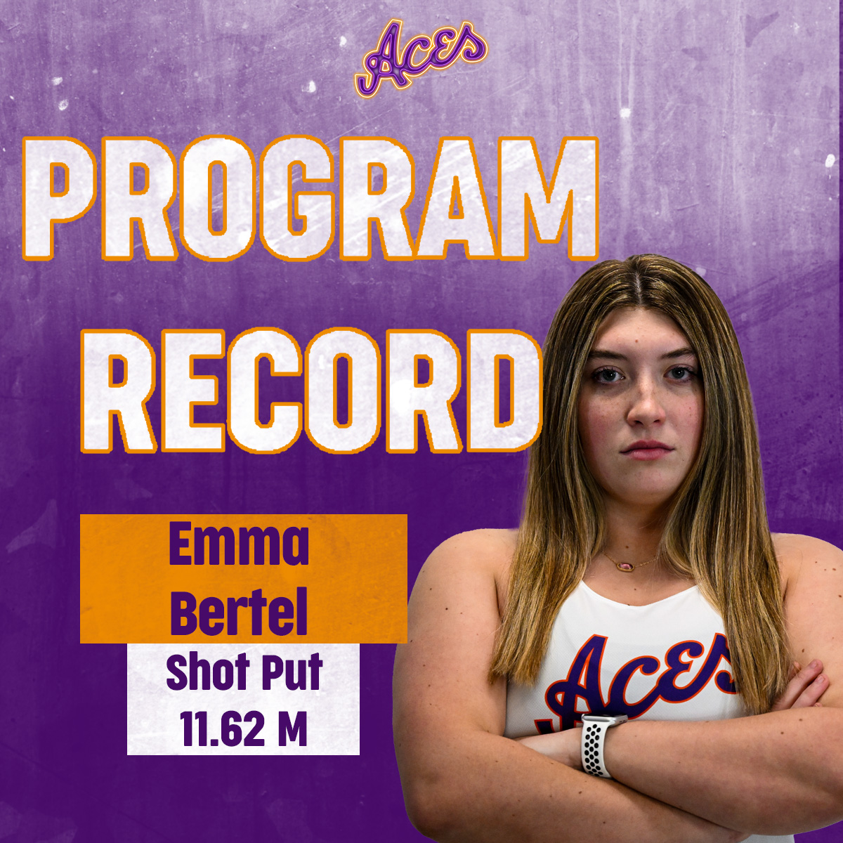 UE Track & Field / Cross Country (@ueathleticsxc) on Twitter photo First meet and her first program record ‼️
<a href="/emmabertel07/">emma bertel</a> made a splash at UIndy by breaking the 2023 women's shot put record by almost ✌️ meters
🏃♀️ #ForTheAces First meet and her first program record ‼️
<a href="/emmabertel07/">emma bertel</a> made a splash at UIndy by breaking the 2023 women's shot put record by almost ✌️ meters
🏃♀️ #ForTheAces