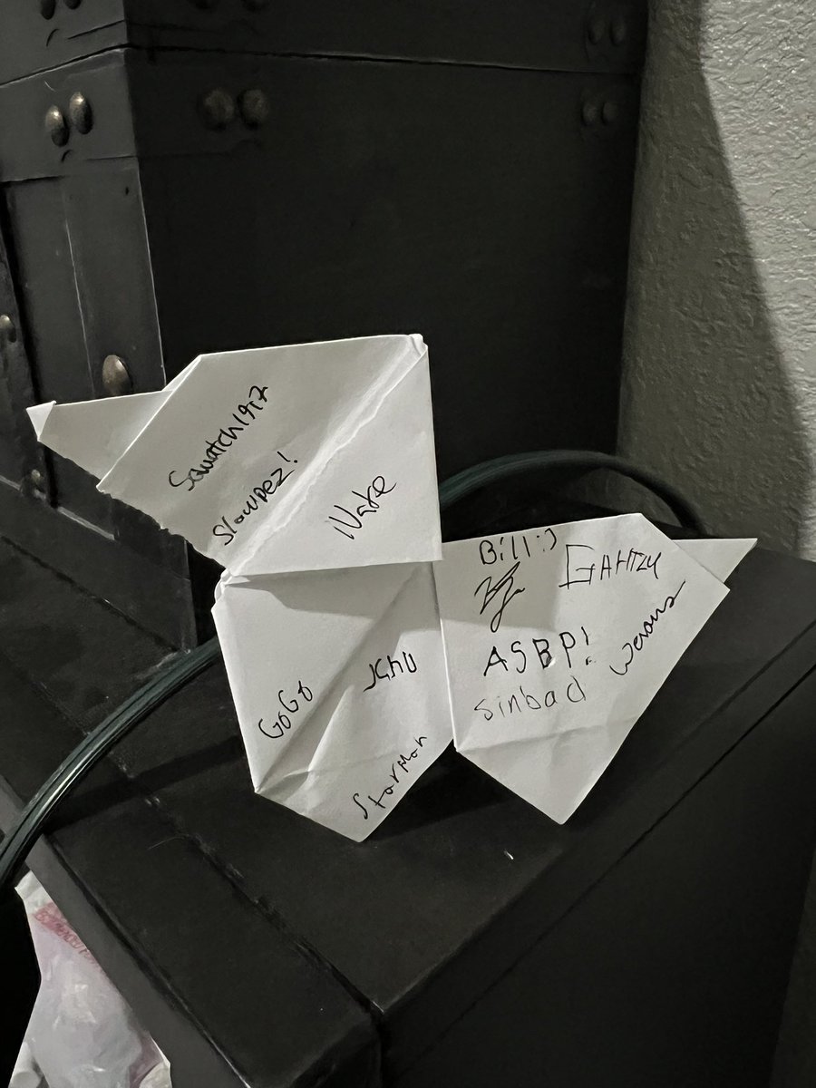 Had a fun tourney to cap off a long career. Everyone is super good now.

I was glad to catch up with everyone - TY everyone who signed my thing.

You all got that dog in you