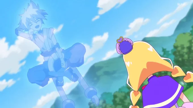 浄化技って暖かく天に送り出すのにも使えるんだな・・  #precure 