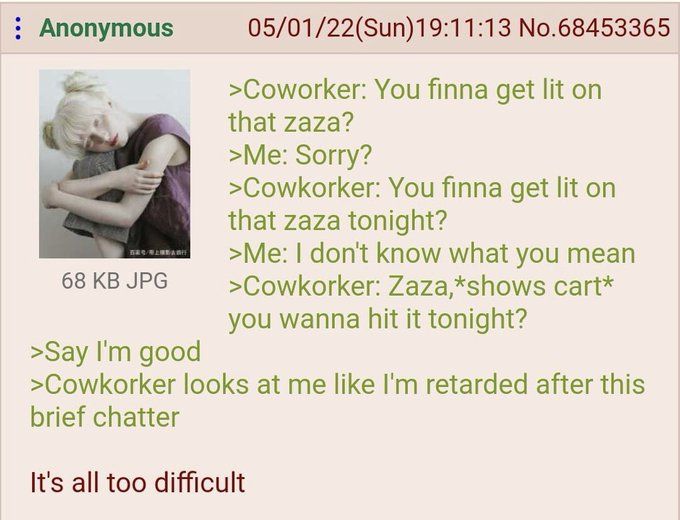 Greentext Poster tweet media
