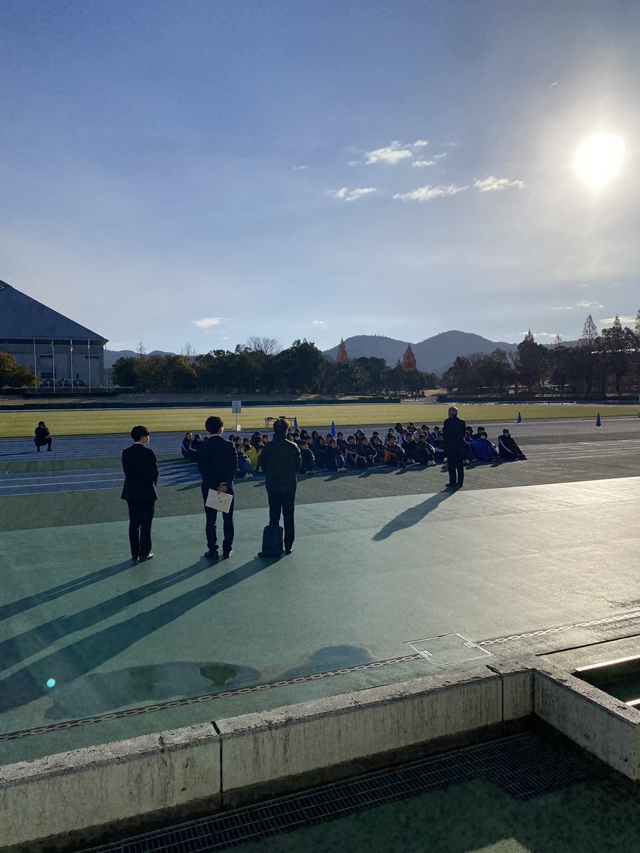 開会式の様子です！
 #第23回中国四国学生女子駅伝競走大会