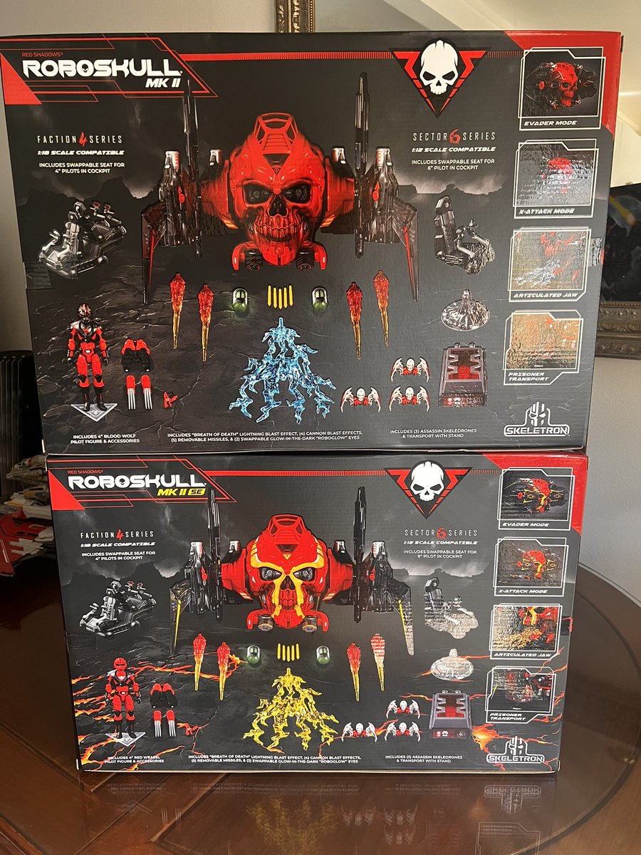 Joeldelacruz's tweet image. #Skeletron #RoboSkull MK2 and MK2 SE just in time for Christmas. 
#actionforce #redshadows