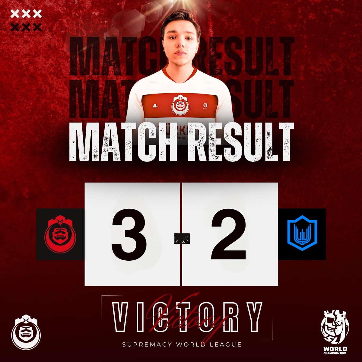 TURKIYE NATIONAL TEAM (@turkiyecr_) on Twitter photo π΄ MATCH RESULT
π <a href="/CR_Supremacy/">Supremacy League</a>
π― Round 2 Lower bracketβ
ποΈ <a href="/TeamUkraineCR/">π§πππ π¨ππ₯πππ‘π</a>
π <a href="/FurkannCr_/">FurkanArabacΔ± CR</a> (6-1)β€οΈ
#TΓΌrkiyeWIN πΉπ· π΄ MATCH RESULT
π <a href="/CR_Supremacy/">Supremacy League</a>
π― Round 2 Lower bracketβ
ποΈ <a href="/TeamUkraineCR/">π§πππ π¨ππ₯πππ‘π</a>
π <a href="/FurkannCr_/">FurkanArabacΔ± CR</a> (6-1)β€οΈ
#TΓΌrkiyeWIN πΉπ·