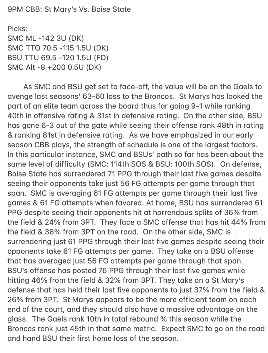 SRCGROUP2K's tweet photo. BIGGEST GIVEAWAY EVER ($2,500)

If these 3U don’t go 1-2+, $50 to 50 people
To enter: Like, Retweet, or Reply 

🏀Gonzaga -2.5
🏀OKST +4.5
🏀SMC ML

Additional Free
🏀Gonzaga TTO 77.5
🏀UCONN TTU 75.5
🏀OKST TTO 74.5
🏀Oklahoma TTU 79.5
🏀OKST 1H +2.5
🏀SMC TTO 70.5
🏀BSU TTU 69.5
🏀Zags -8.5 +215
🏀OKST  -2.5 +200
🏀SMC -8 +200