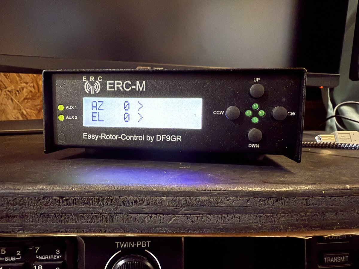 Next project on the bench. I started building it five years and never finished it. I’m hoping to have the rotors fully automated over the Christmas break. #amsat #hamradio #space