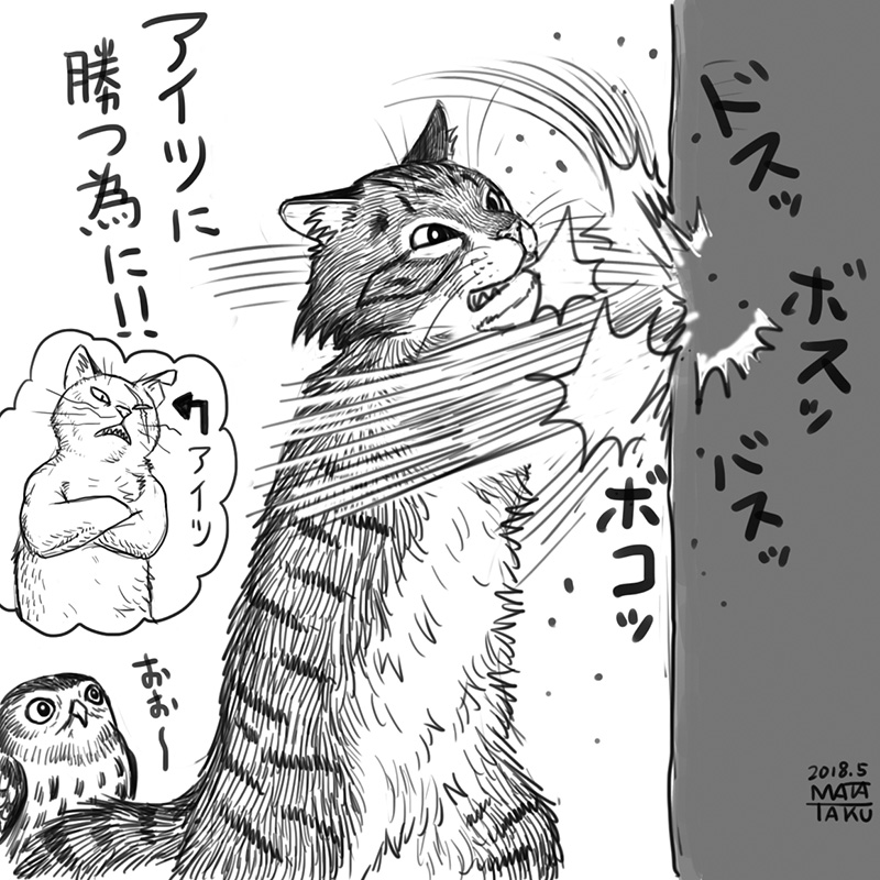 猫フク 猫パンチ をpixivに投稿しました
全11コマです
続きはpixivでどうぞ😄

https://t.co/DZ7T8ceRFt 
