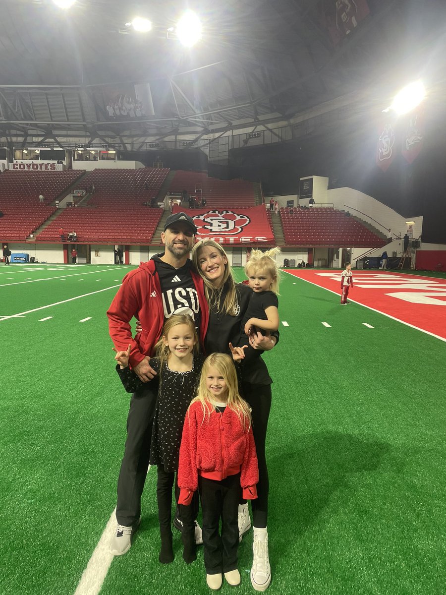 Yotes Win!  Thanks Yote Nation for the great atmosphere today in Vermillion.  It takes all of us.  
#GoYotes