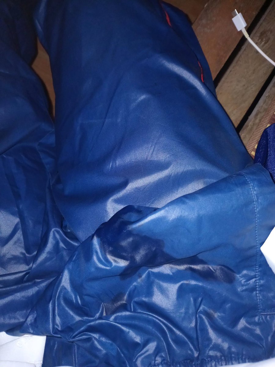 Kristoff596108's tweet photo. My new shiny track pants wearing this make  me even hornier than ever https://t.co/3WS7Pi6i4L