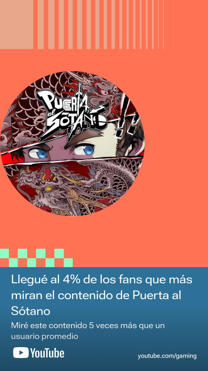 ldom87's tweet photo. Mira mi #YouTubeGamingRecap del 2024. Encuentra el tuyo en https://t.co/rMuTMP5JVt Saludos desde México, gracias por tanto ⁦@dan_chaos⁩ https://t.co/J2tGJy15Mw