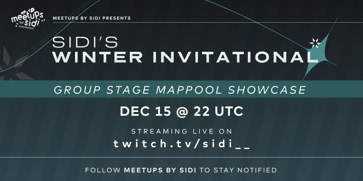 Sidi's Winter Invitational group stage pool showcase tomorrow!