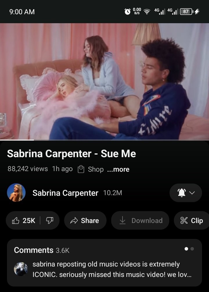 kimlanobs's tweet photo. miss ma'am? @SabrinaAnnLynn are you trying to make us spam sue me mv? or are you just reminding us where we came from sksksksks ? https://t.co/OaRTY8EDZP