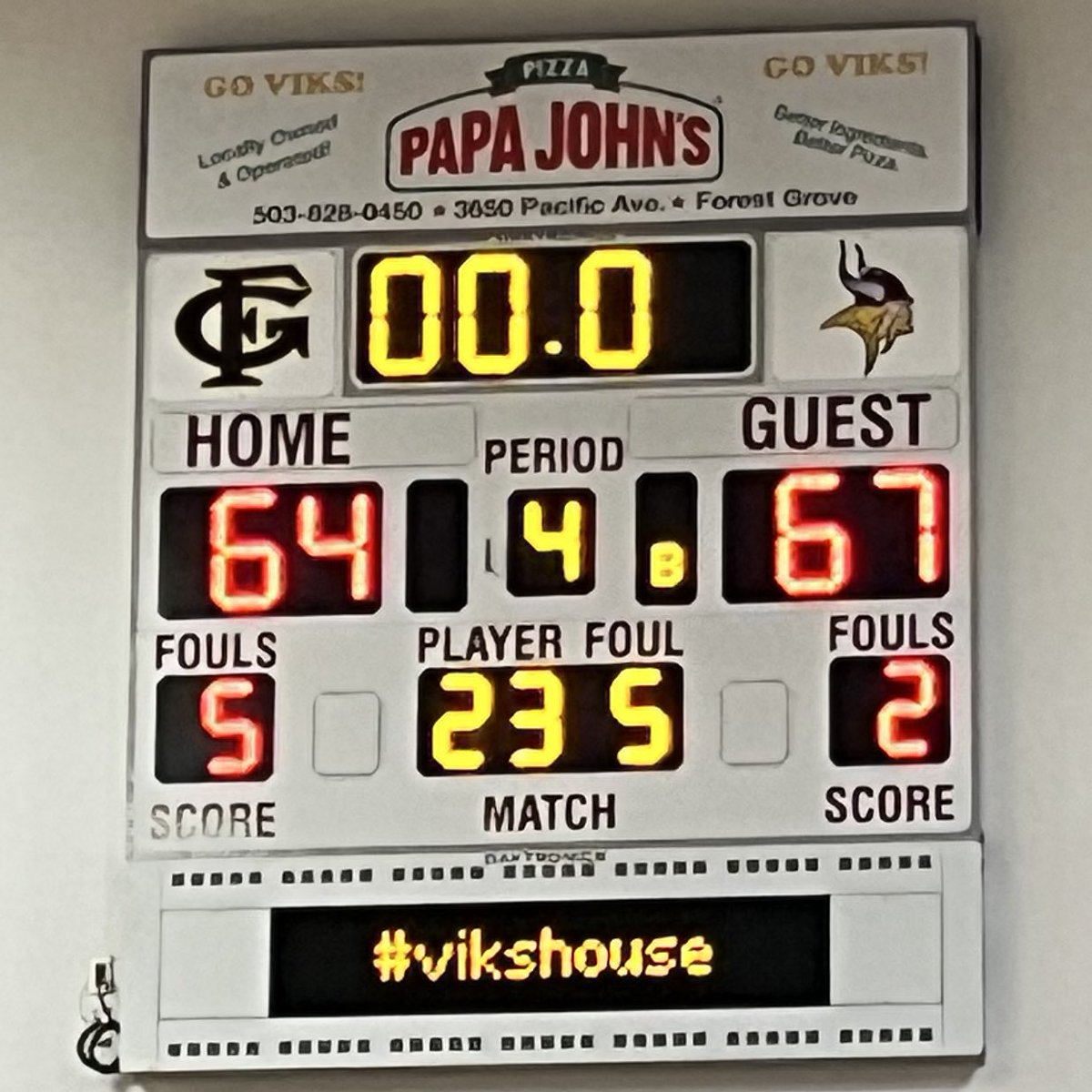 Final: La Salle 67, Franklin 64

<a href="/riggykhyungra/">Riggy Khyungra</a> led the Falcons with 21 points. <a href="/AidanKelly82/">Aidan Kelly</a> scored 13 points, Mason Mueller had 12, and Seth Johnson had 11.

<a href="/m15_shea/">Shea McKenzie</a> led FHS with 21 points. <a href="/LandauCash/">Cash Landau</a> pastes 14 points and 11 rebounds.