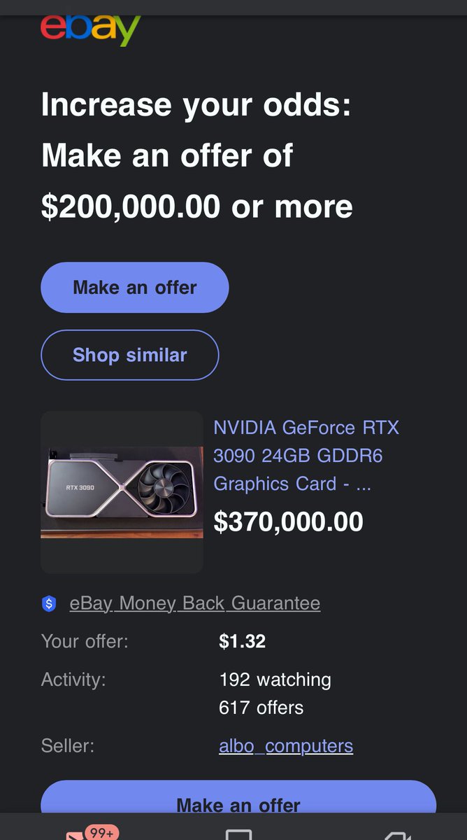 How much should I offer this guy #rtx