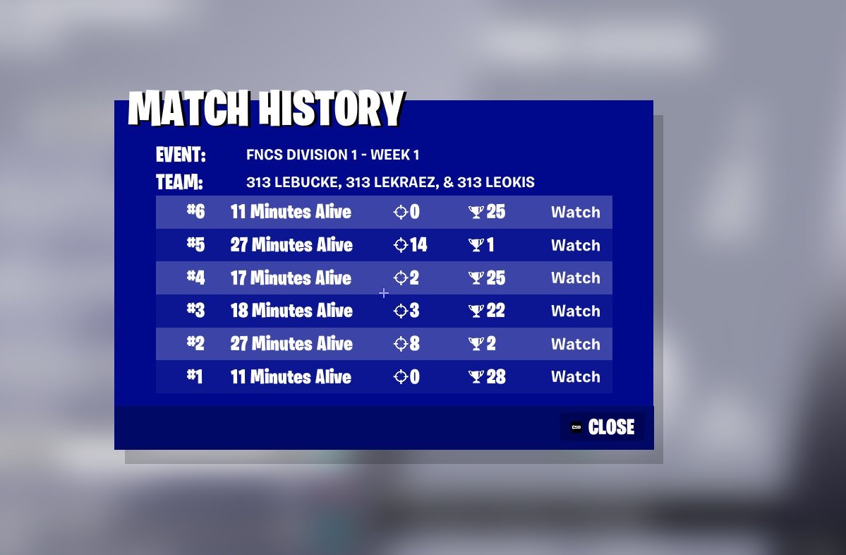 🏆9th in 2 games while conned ($2,400) 🏆

💵6-0 off spawn💵