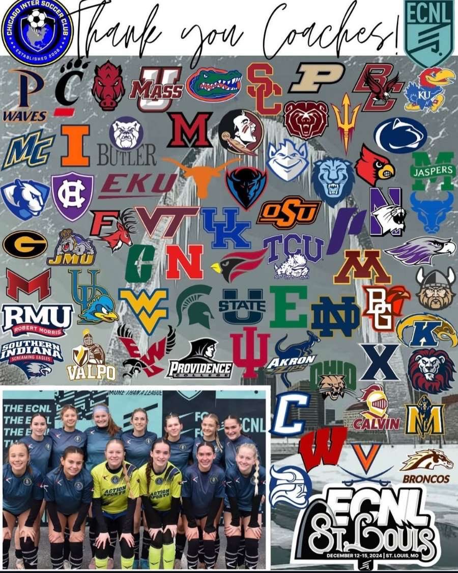 Thank you coaches for watching my team and I play in the cold weather this weekend, we were so glad you came! Next stop ECNL Florida, hope to see you there!!