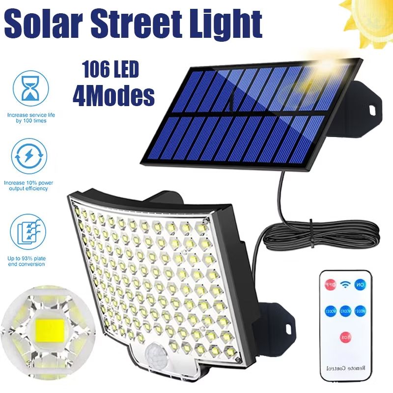 Unregemp's tweet photo. Check out 106LED Solar Light Super Bright Outdoor Wall Lighting Lamp Split Movement Type Lamp Strong Energy IP65 Waterproof 4 Working Modes Solar Lights for RM24.12. Get it on Shopee now! https://t.co/dxP0r5Zq2H https://t.co/BHO6cWWRsM