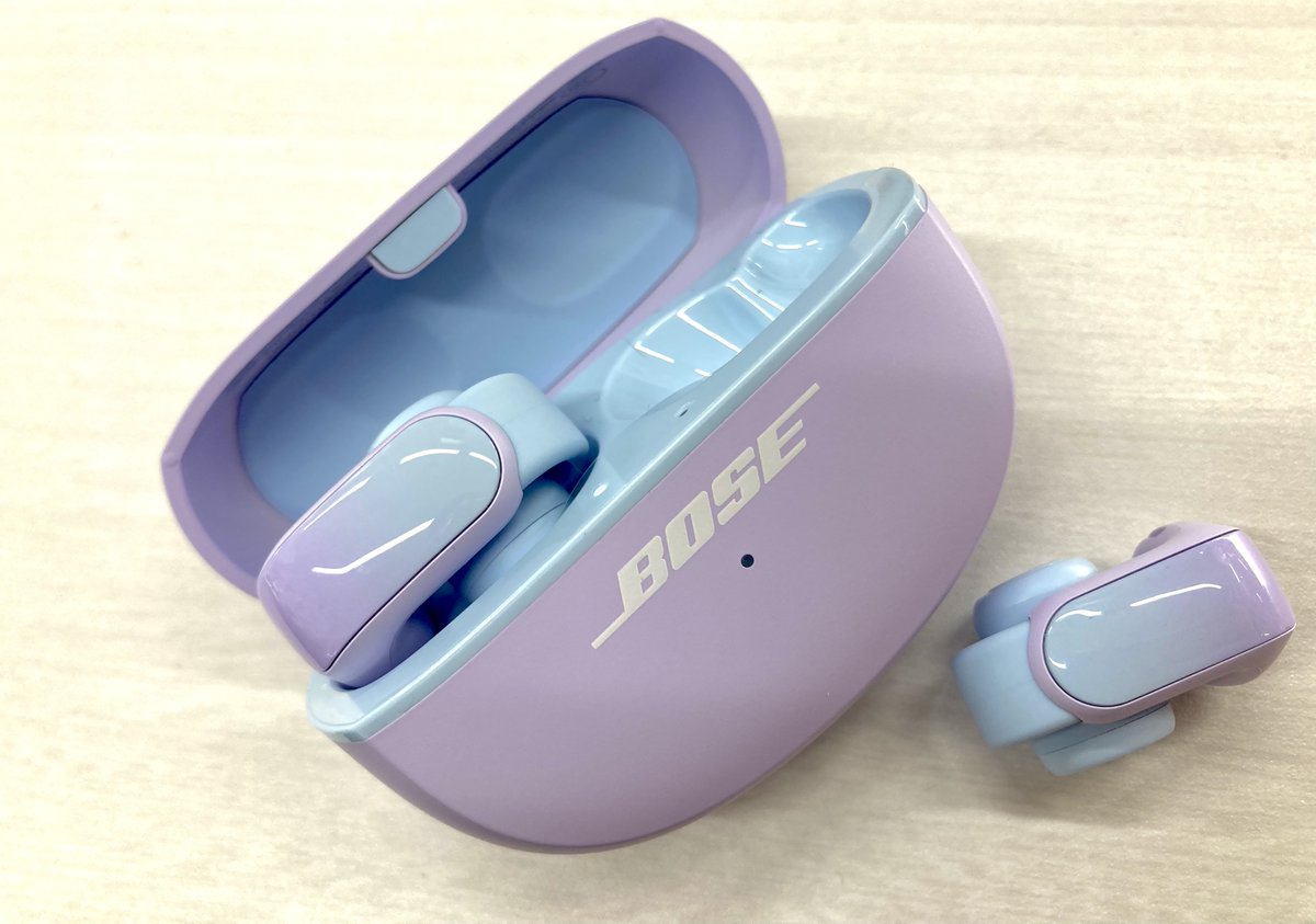 BOSE Ultra Open Earbuds チルドライラック 限定色 イヤーカフ型イヤホンBose Ultra Open Earbudsに、新色チルド
