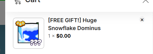 🎁 Free Gift 🎁

All orders placed on our site right now get a FREE huge 📬

Offer ends: 12/31/2024

#petsim99 #petsimulator99 #petsgo