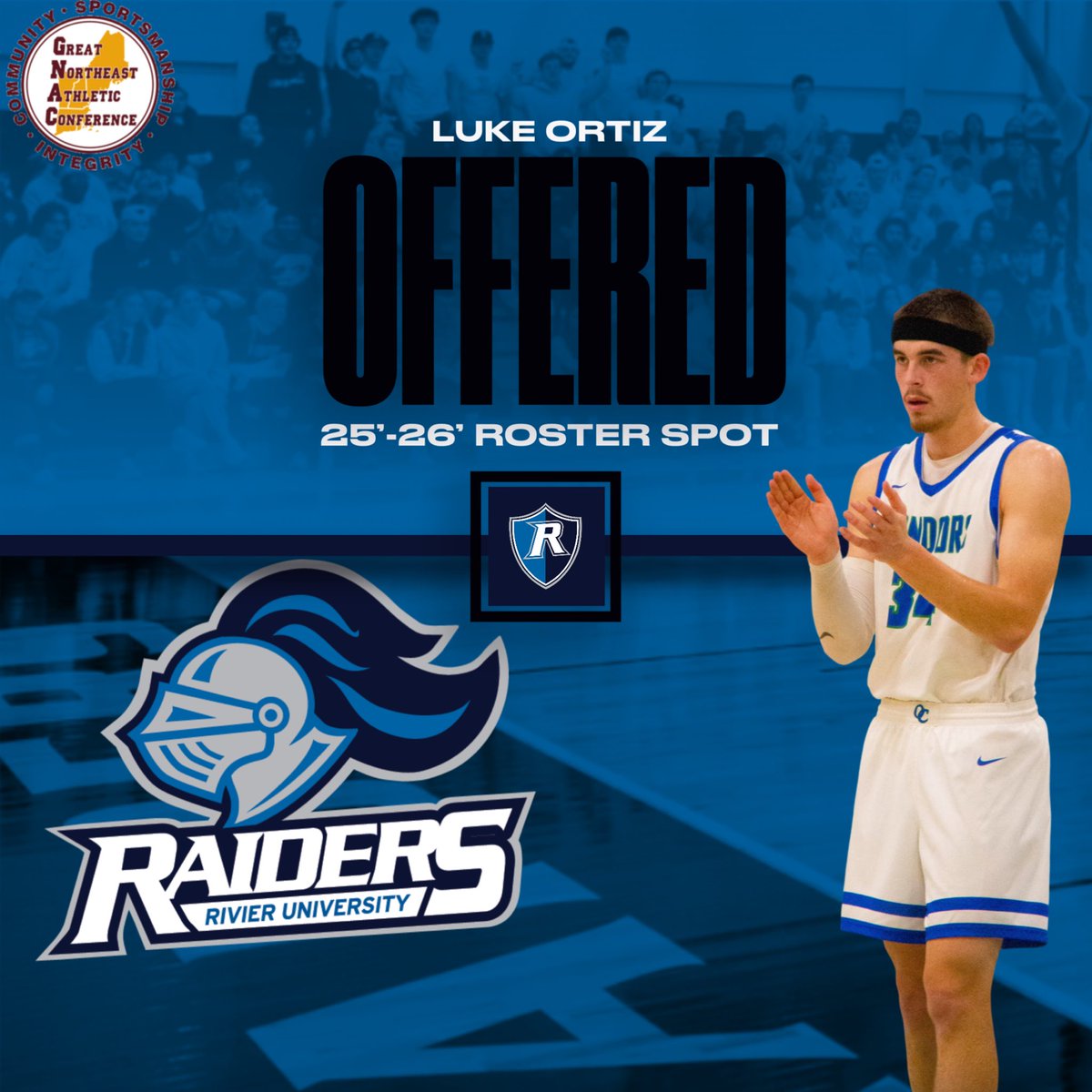 Luke Ortiz (@lukeortiz44) on Twitter photo Blessed to receive a roster spot offer to <a href="/Rivier_MBB/">Rivier Men’s Basketball</a> ! Thank you to <a href="/Coachbruce_1114/">Coach Bruce Marchand Jr</a> and the coaching staff for believing in me. Blessed to receive a roster spot offer to <a href="/Rivier_MBB/">Rivier Men’s Basketball</a> ! Thank you to <a href="/Coachbruce_1114/">Coach Bruce Marchand Jr</a> and the coaching staff for believing in me.
