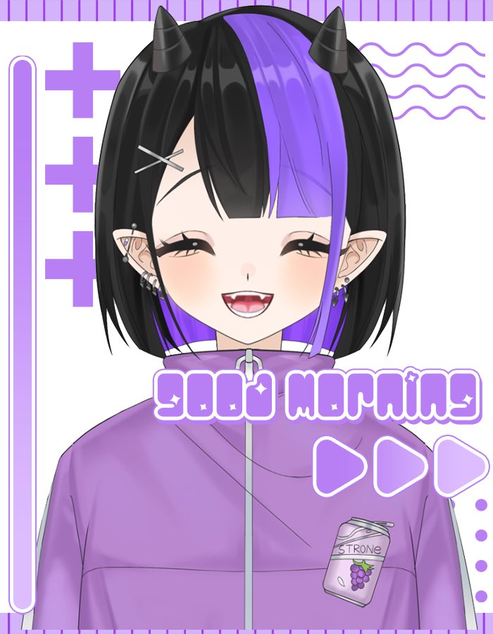 shisyumarui's tweet photo. みんなおはでび😈
今日の配信は20時から❕
Twitchでストヴァやるよ〜✨️

みんな今日はどんな1日を過ごす予定？💭
リプ待ってるね🍻✨️

 #おはようVTuber 
 #新人VTuber  
 #Vtuberのおともだち募集中 
 #Vリスナーさんにみつかりたい 
 #ストリノヴァ https://t.co/huXtrSJTtz