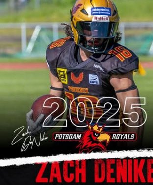 JustinAaronUH91's tweet photo. @The_Real_Zid the @EndicottFB alum is headed to back to back champions in the @GFLinfo 

The @PotsdamRoyals have announced the signing. @D3FBHuddle https://t.co/y7prxVbV8F