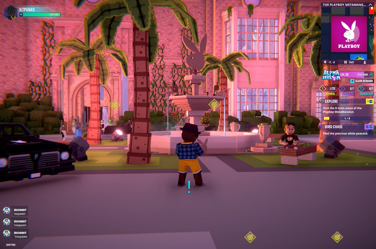 Chillin' by the <a href="/Playboy/">Playboy</a>'s bunny fountain in Metamansion in <a href="/TheSandboxGame/">The Sandbox</a>. Living the luxe life—virtually! 🐰💎 register-landings.sandbox.game/alphaseason4-s… #TheSandbox #AlphaSeason4 #AS4SocialChallenge