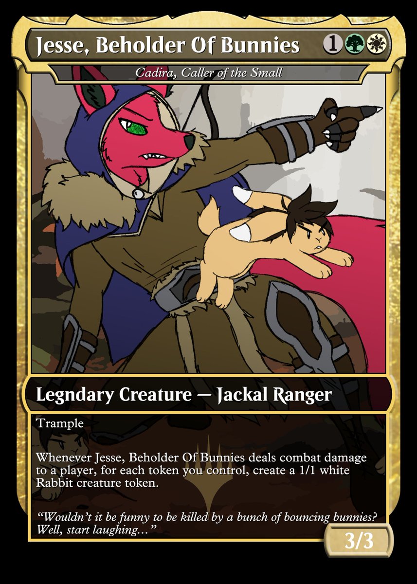 Newest piece from my close friend Ricter.

Been wanting a custom piece for my favorite Commander. 

Hope you all enjoy it as much as I do!