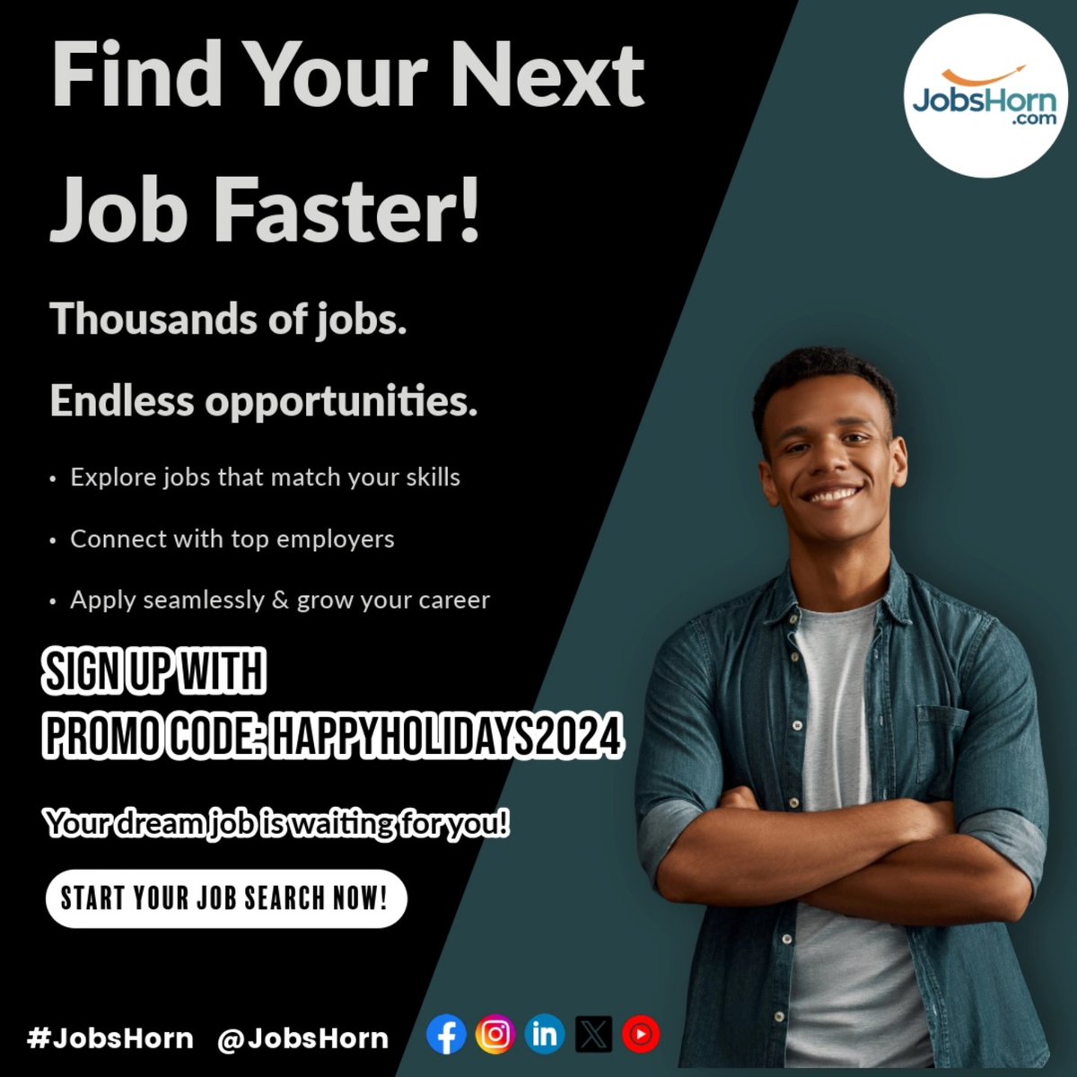 jobshornx's tweet photo. FREE ATS Friendly resume or Single Page Template.
https://t.co/NyMJb5NVGV
JobsHorn Promo Code: HAPPYHOLIDAYS2024
valid from: 12/15/24 to 01/10/25
Referral:
https://t.co/WmBFZHbEXq
#Recruiters #Employers
#jobshorn #resumebuilder #jobseeker #jobseekers #freeresumebuilder https://t.co/CbBLp7N8yZ