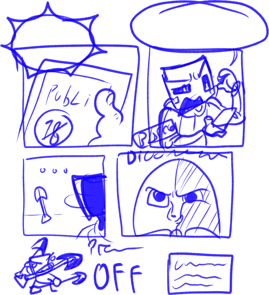 soni_damia41740's tweet photo. El boceto de la tira comica de la pala y el caker player
@LaPala325678 #lapala #fanart #comic #draw @CakePlayer3 #humor
esto pasa cuando miro twiter encuentro ideas y no Norp@ que no me den inspiracion https://t.co/Z6LerxXWER