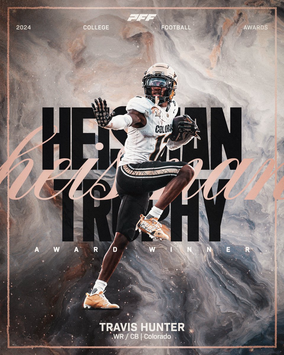 TRAVIS HUNTER IS THE HEISMAN TROPHY WINNER🏆